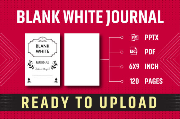 Blank White Journal for KDP Interior