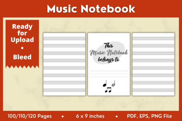 Enhance Your Music Notebook with KDP Interior 6x9in