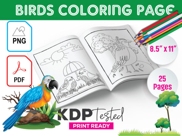 Explore Creative Fun with Birds Coloring Pages