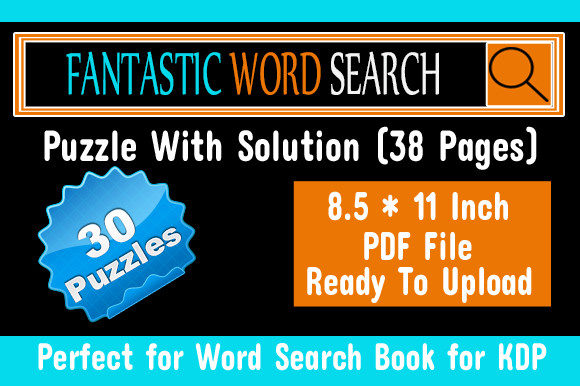 Fantastic Word Search KDP Interior: A Comprehensive Guide