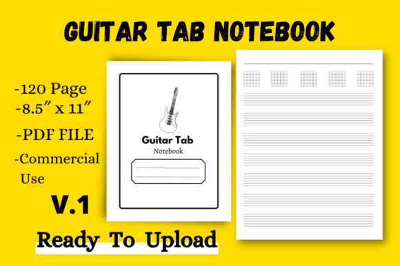 Guitar Tab Notebook for KDP Vol.1: A Creative and Practical Tool for Musicians