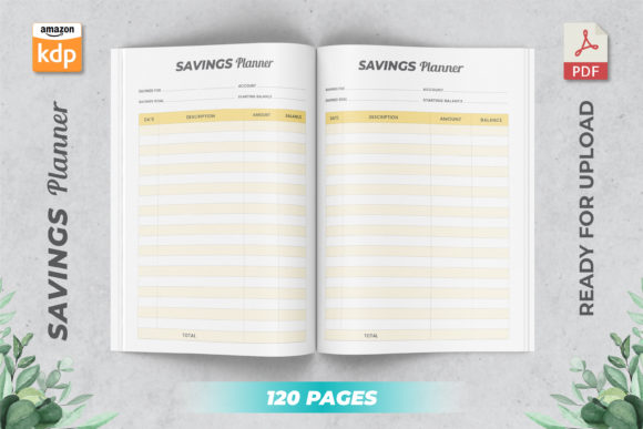Maximize Your Savings with the Savings Tracker KDP Interior Printable