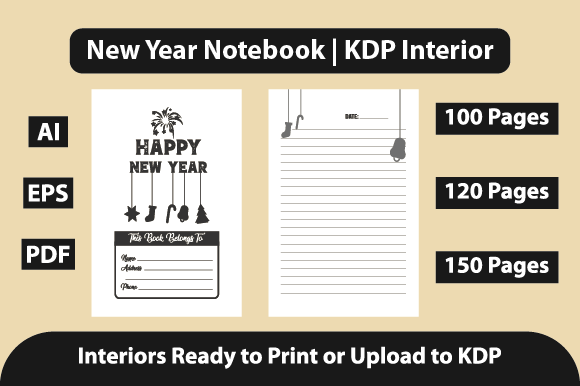 New Year Notebook Journal: A Designer's Essential