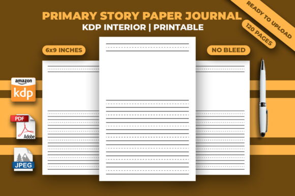 Primary Story Paper Journal KDP Interior