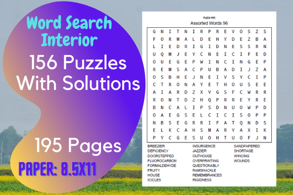 Word Search Activity Interior: A Comprehensive Guide for KDP Publishers