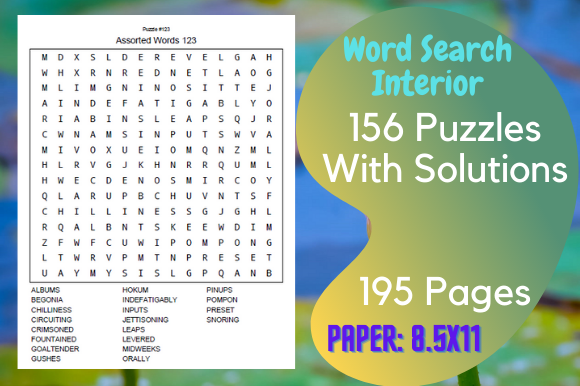 Word Search Book for KDP: A Versatile Puzzle Resource